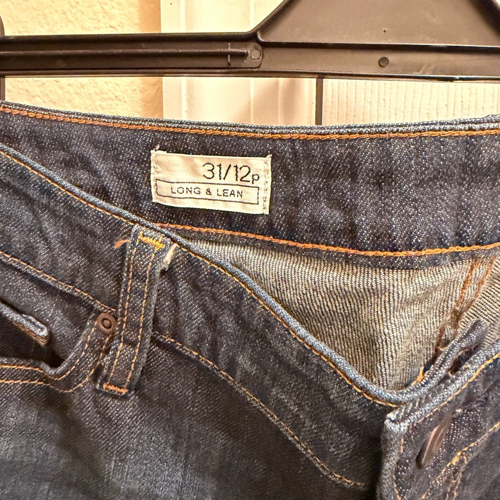 GAP long and lean Woman’s Blue Jeans